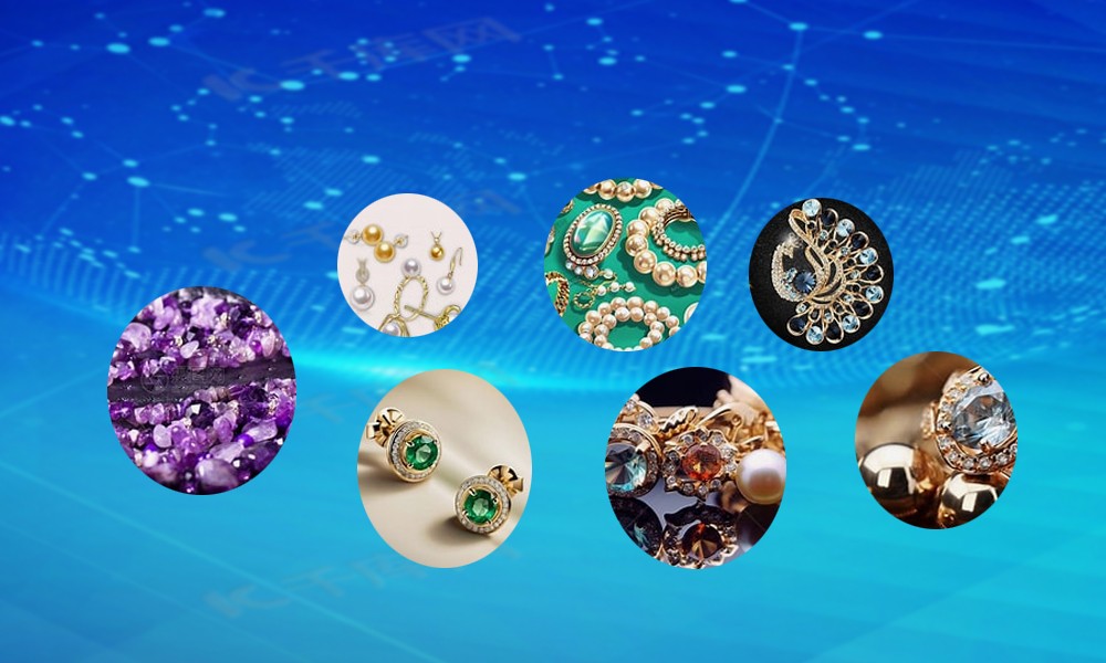 Semi-precious gemstone jewelry
