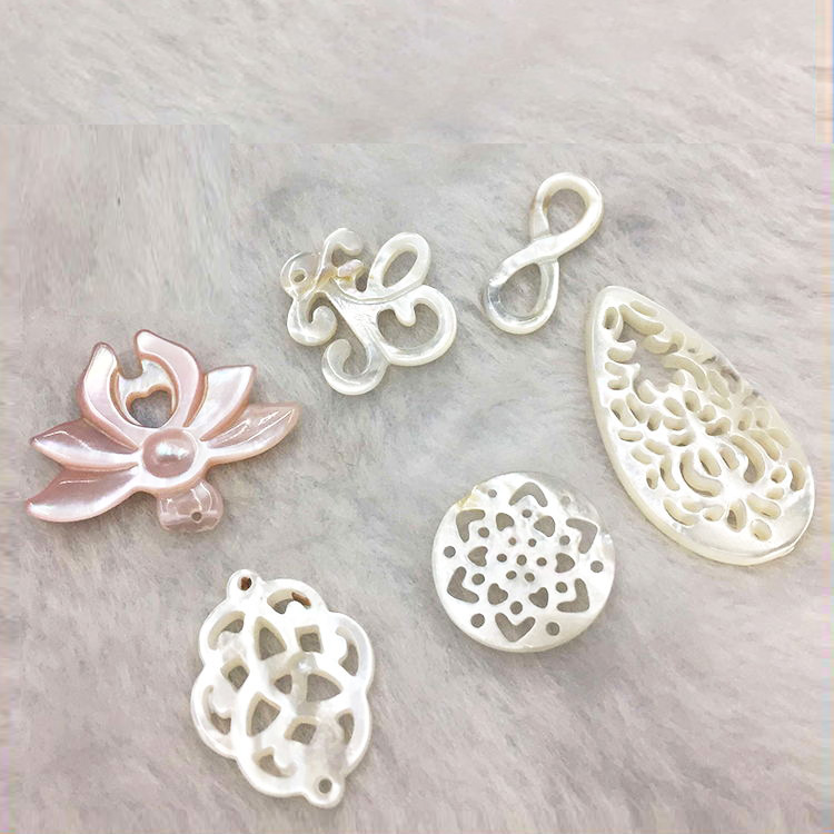 Professional production of natural seashells and platforms