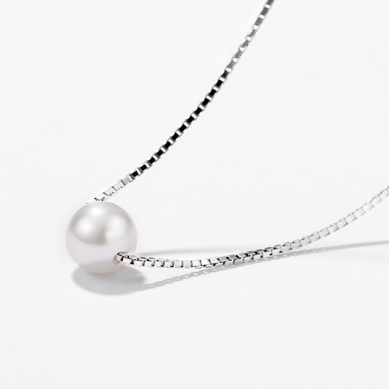 Exquisite pearl collarbone chain necklace