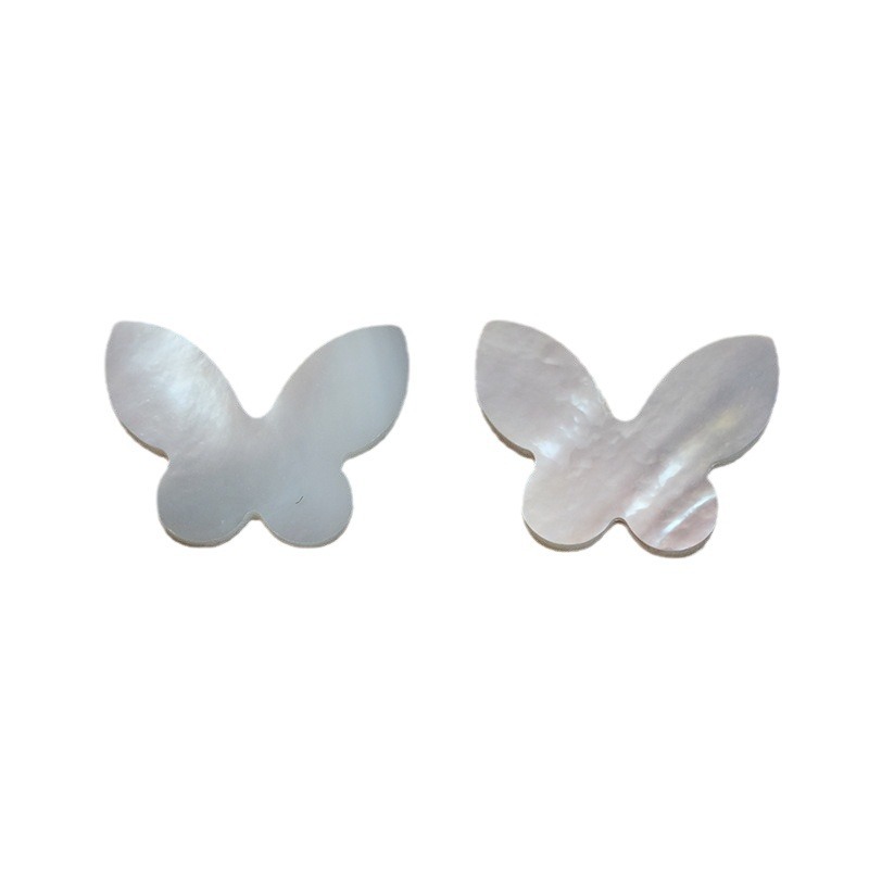 Natural Fritillaria Butterfly Small Pendant, Bracelet, Necklace, Jewelry, DIY Material, Inlay Accessories