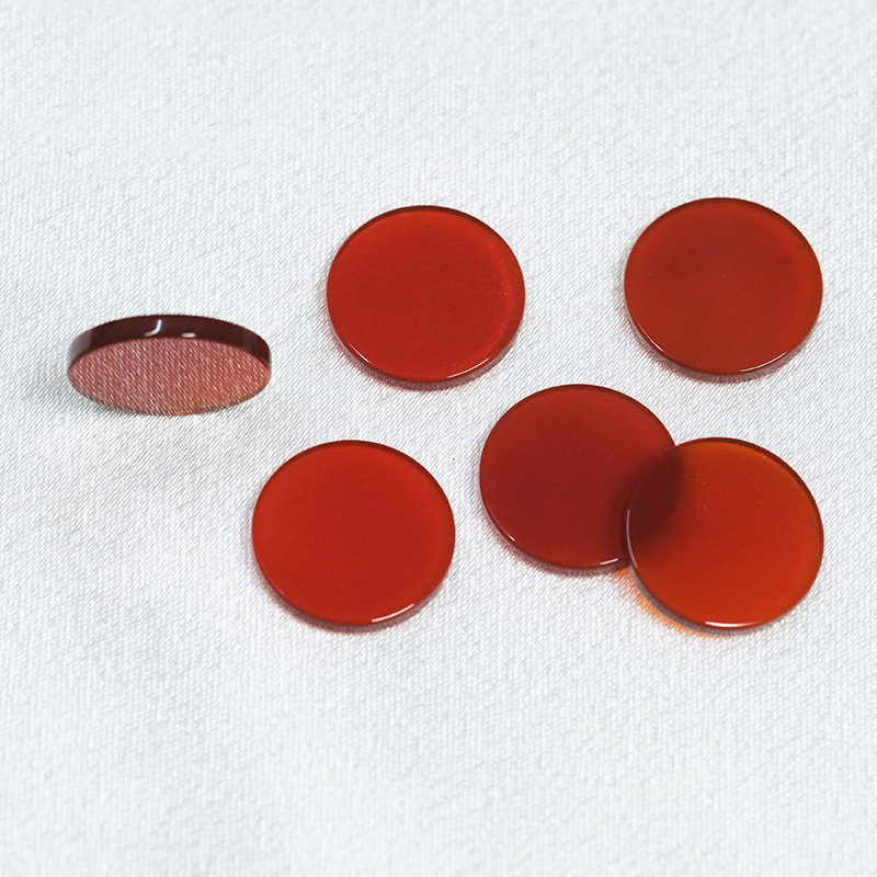 Wholesale of semi-finished products of natural red agate, red jadeite, round pieces, bare stones, necklaces, bracelets, accessories