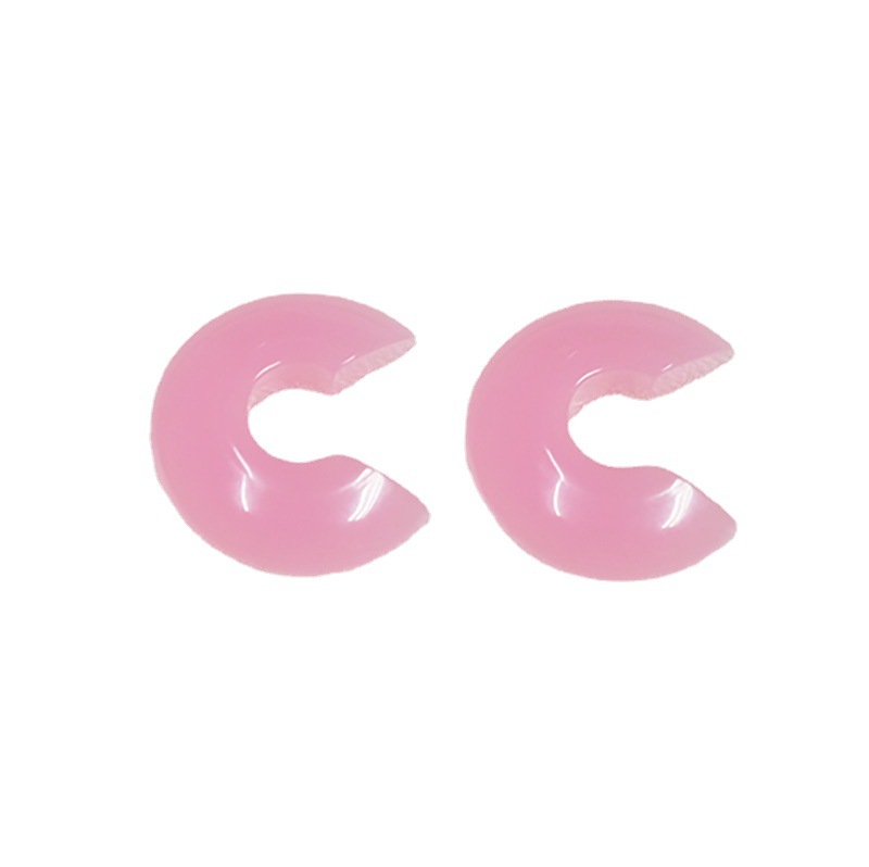 Artificial synthetic turquoise powder, crescent shaped gemstone amulet, platform accessories, earrings, necklace DIY