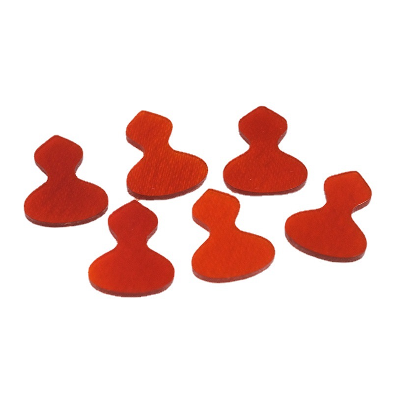 Small gourd natural red agate and red chalcedony double flat gourd necklace bracelet DIY jewelry accessories