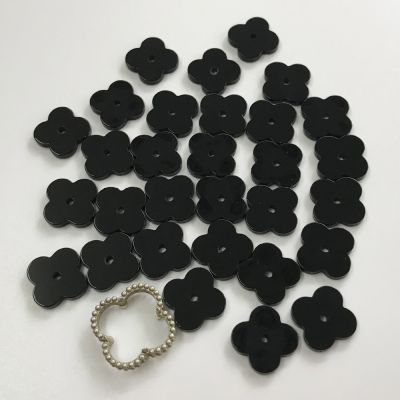 DIY accessories for semi-finished jewelry with holes 13MM agate pendant inlay