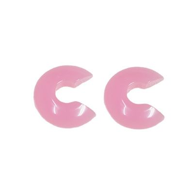 Artificial synthetic turquoise powder, crescent shaped gemstone amulet, platform accessories, earrings, necklace DIY